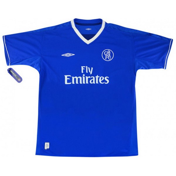 Camisetas Chelsea Primera equipo Retro 2003 2005 Azul